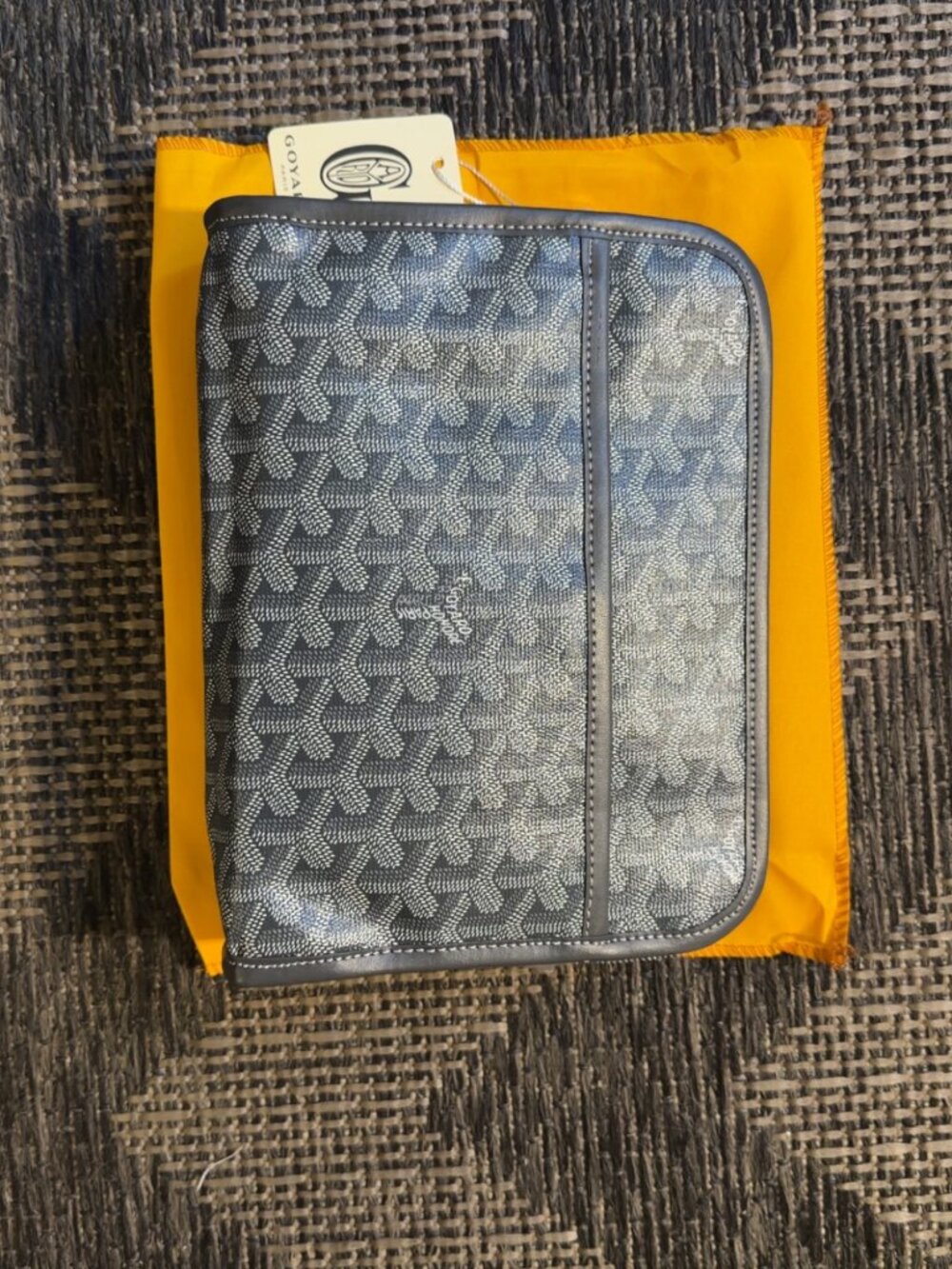 Black Goyard Toiletry Bag